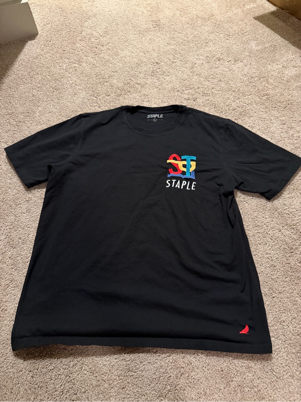 Staple Men's Black Logo Crew Neck T-Shirt